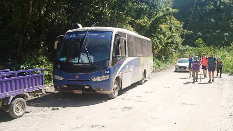 Collectivo bus from Santa Teresa to Hydro Electrica