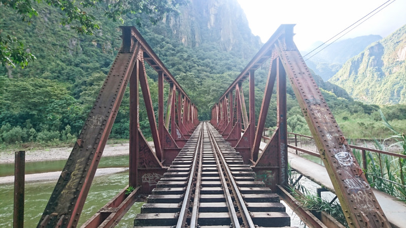 Rail Bridge between Hydro Electrica and Aguas Calientes